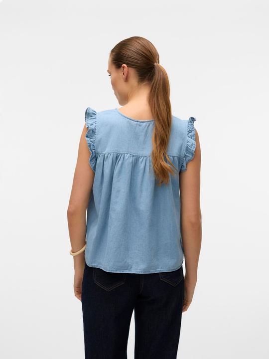 Actual product image Vero Moda VMBECCA Jeanshemd Jeanshemd (L)