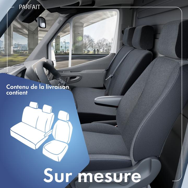 Immagine prodotto Walser Coprisedili per Fiat Ducato sedile singolo e doppia panca anteriore in poliestere BJ 06/2014 oggi