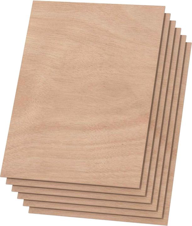 Image du produit XTool Plywood d'acajou de 2,5 mm (6-Pack)
