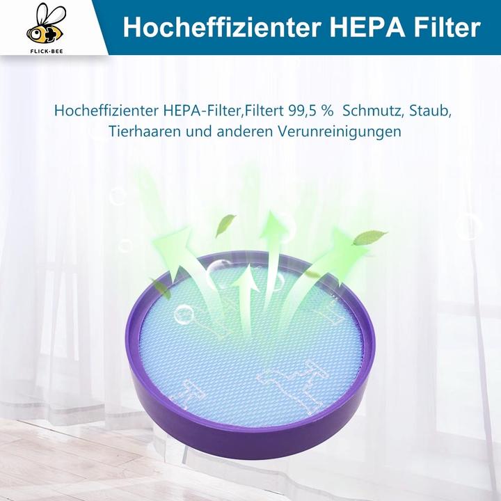 Produktbild Europart Motorschutzfilter wie dyson 917819-01 154mmØ für Staubsauger