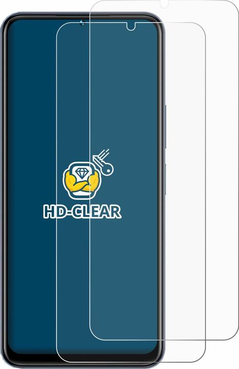 Actual product image BROTECT Screen Protector Clear (2 Piece, Vivo Y35)