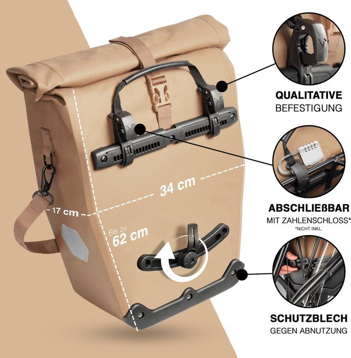 Produktbild Valkental ValkOcean (28 l, Gepäckträgertasche)
