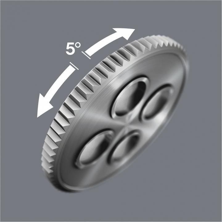 Actual product image Wera 8100 SA 6 Zyklop Speed Ratchet Set (13 mm, 11 mm, 12 mm, 10 mm)
