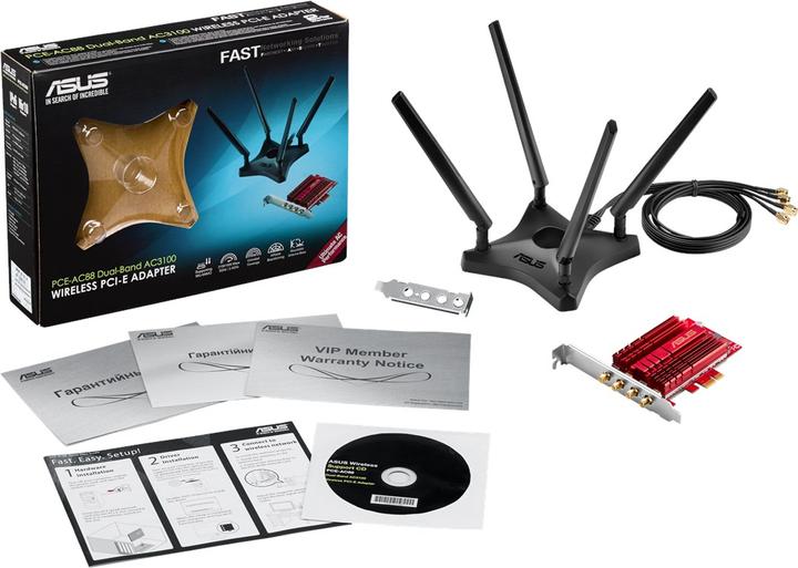 Actual product image ASUS Pce-Ac88 (Mini PCI Express)