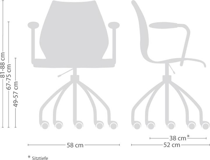 Image du produit Kartell Maui - Chaise de bureau