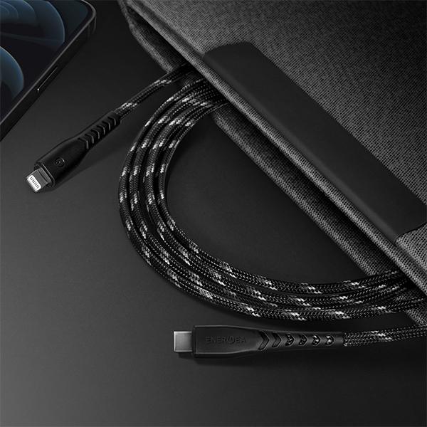 Produktbild Energea kabel Nyloflex USB-C - Lightning C94 MFI 1.5m niebieski/blue (1.50 m, USB 3.2 Gen 1)