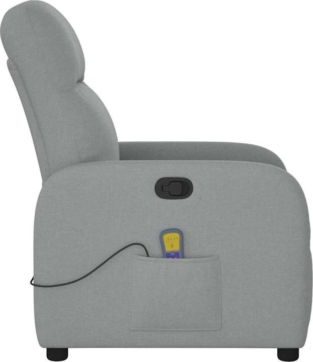 Produktbild VidaXL Massagesessel Hellgrau Stoff