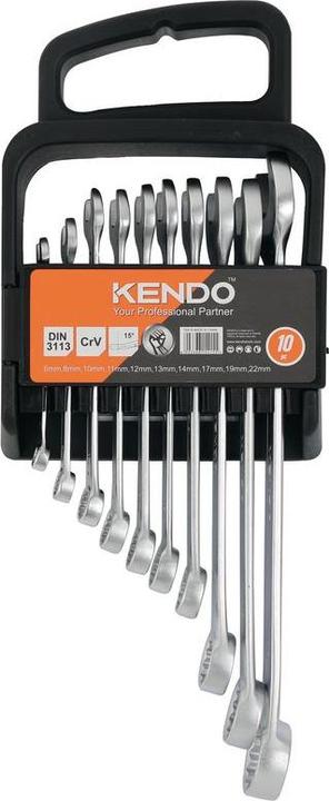 Actual product image Kendo Combination wrench set 10-piece (22 mm)