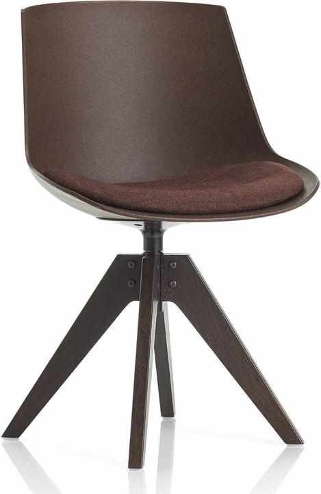 Produktbild MDF Italia Flow Chair Eco 4 Füsse Vn Eiche Stuhl