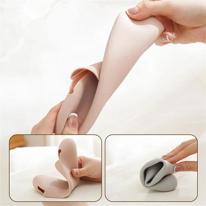 Image du produit Only-Bags.Store Trousse de maquillage Pinceau Sac de rangement portable Voyage Wash Toiletries Organizer Silicone
