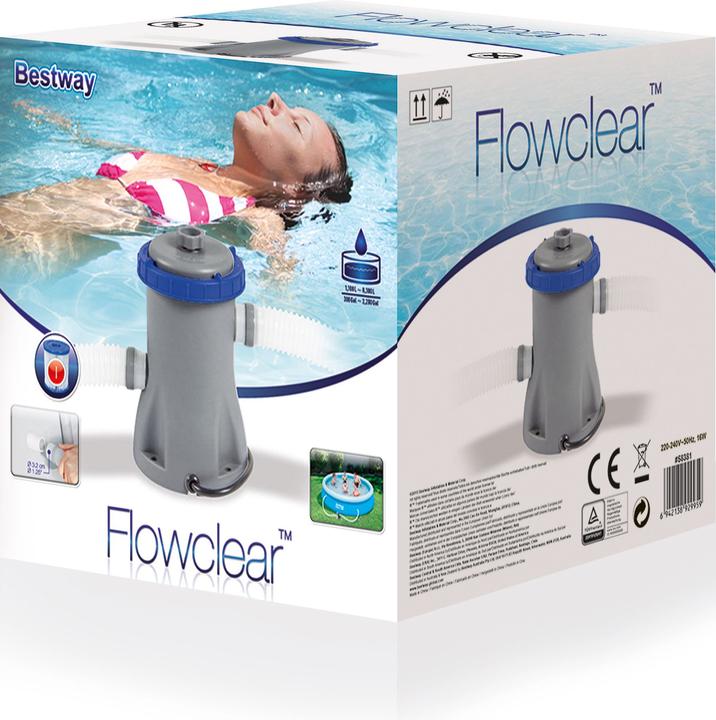 Immagine prodotto Bestway Pompa filtro per piscine Flowclear, 1249L (58381)