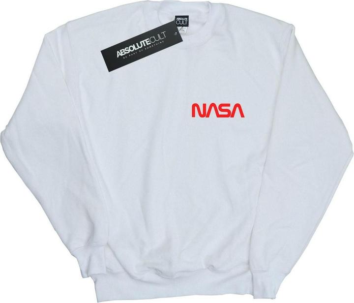 Nasa Modern Logo Chest Sweatshirt Jungen