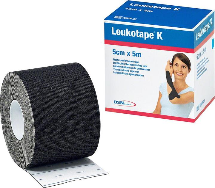 Produktbild BSN K Pflasterbinde 5mx5cm schwarz (5 m)