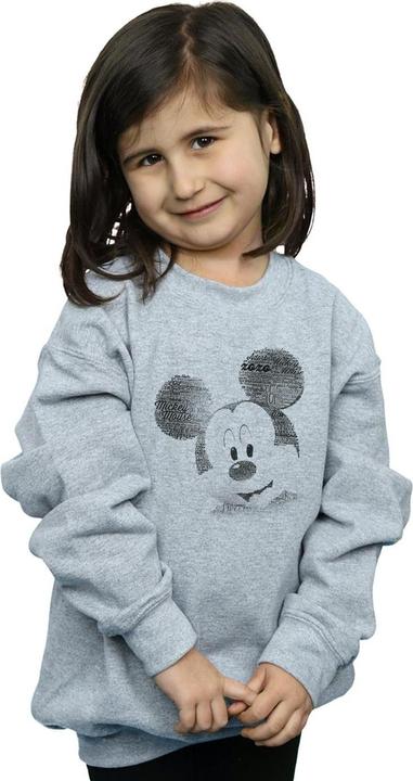 Immagine prodotto Disney Mickey Mouse Text Face Felpa Ragazze (152, 158)