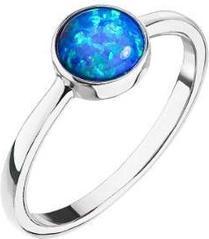 Actual product image Evolution Group Silver Ring with Blue Opal 15001.3 Circuit 52 mm (52)