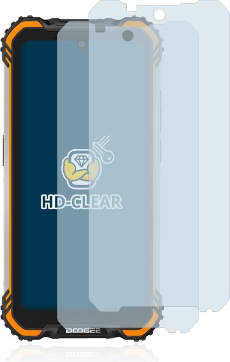 Actual product image BROTECT Screen Protector Clear (2 Piece, Doogee S58 Pro)