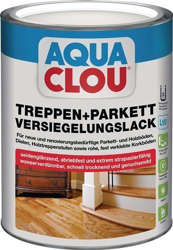 Produktbild Clou Treppen-/Parkettversiegelungslack L10 farblos seidenglanz 2,5 l (farblos seidenglanz, 2.50 l)