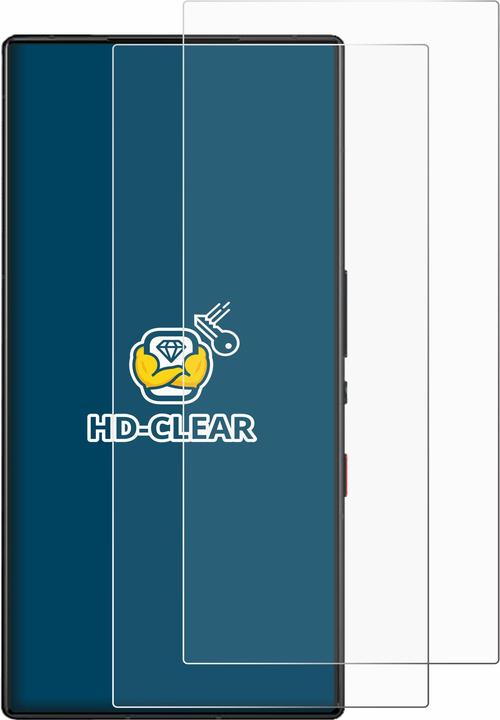 Productafbeelding BROTECT Schermbeschermer Clear (2 Stuk, Nubia Rode Magie)