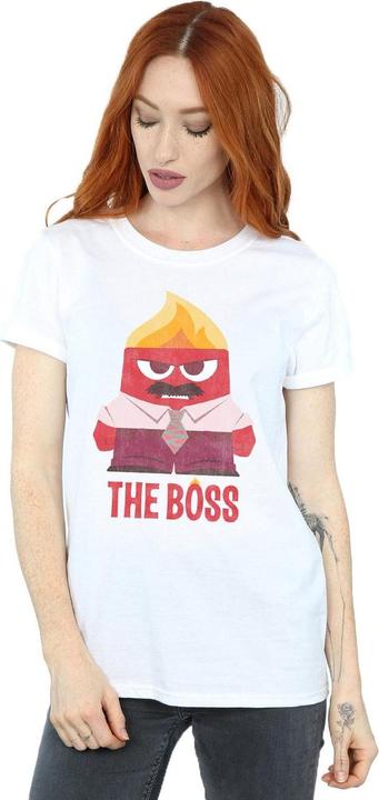 Immagine prodotto Disney Inside Out Anger The Boss Maglietta Ampia Donna (XL)