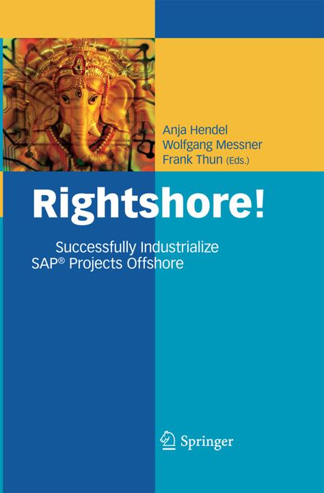 Produktbild Rightshore! (Frank Thun, Anja Hendel, Wolfgang Messner, 2014)