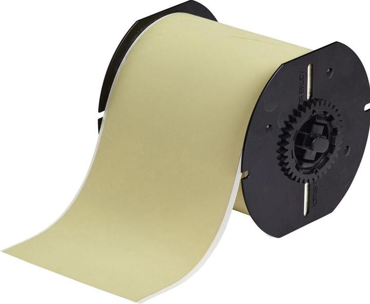 Actual product image Brady B30C-4000-724, Polyimide, Beige, matt, 101.60 mm x 39.62 m, permanent, continuous
