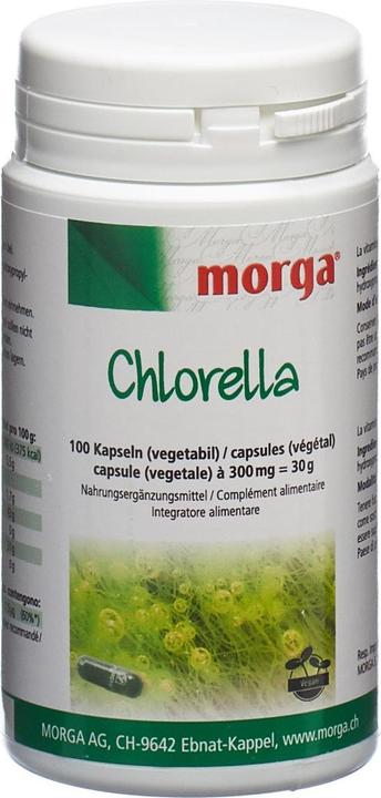 Morga Chlorella Kapseln (100 Stück, Kapseln, 60 g)