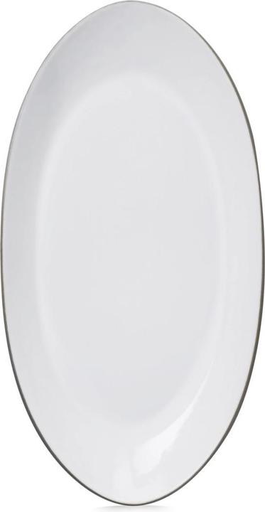 Image du produit Revol Equinoxe Assiette oblongue L24cm L13cm blanc cumulus (13 cm)