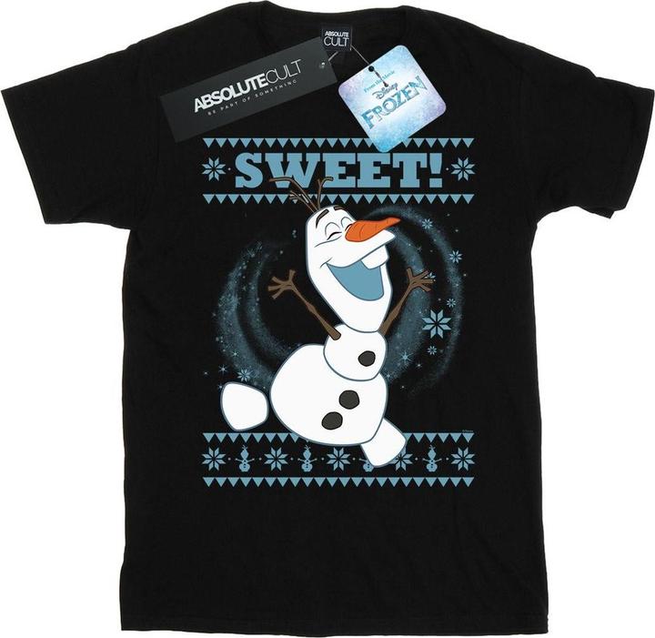 Immagine prodotto Disney Frozen Olaf Sweet Christmas Maglietta Ragazze (152, 158)