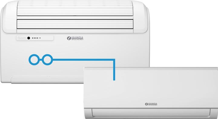 Olimpia Splendid Unico Twin Master 12 Hp Rfa (25 m², 8871.57 BTU/h)