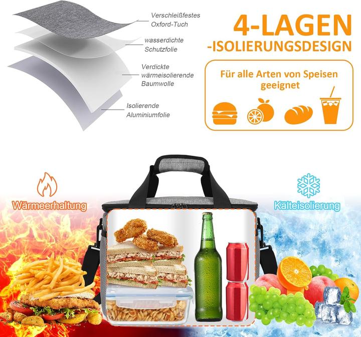 Actual product image Caliyo Faltbare Kühltasche mit Reissverschluss (15 l)