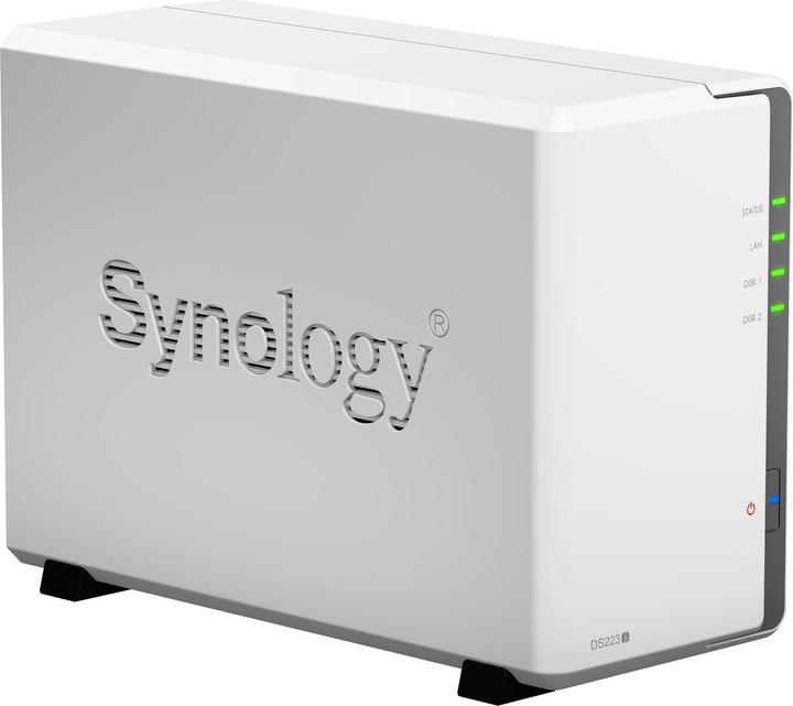 Productafbeelding Synology NAS DS223j 2-bay Seagate Ironwolf 16 TB (2 x 8 TB, Seagate Ironwolf)