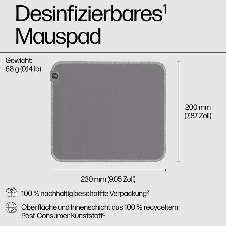 Actual product image HP 100 Sanitisable Mouse Pad (P)
