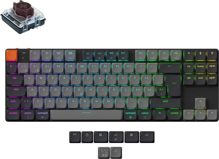 Actual product image Keychron K1 QMK V6 (CH, Wireless, Cable)