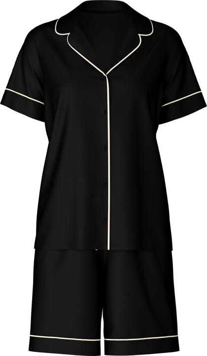 Calida Moonlight Dreams Kurz-Pyjama, durchgeknöpft mit Seide