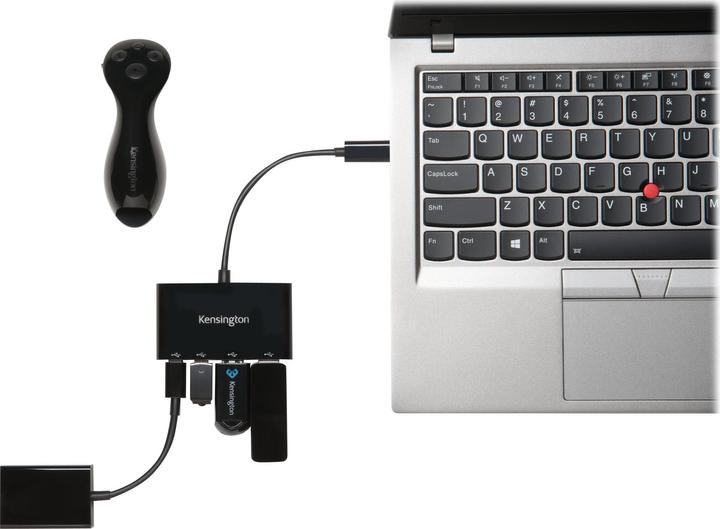Image du produit Kensington CH1000 Hub USB-C 4 ports (USB-C, 4 Ports)