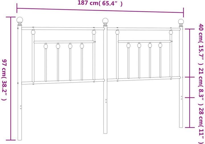 Produktbild VidaXL Paola (187 x 3 x 97 cm)