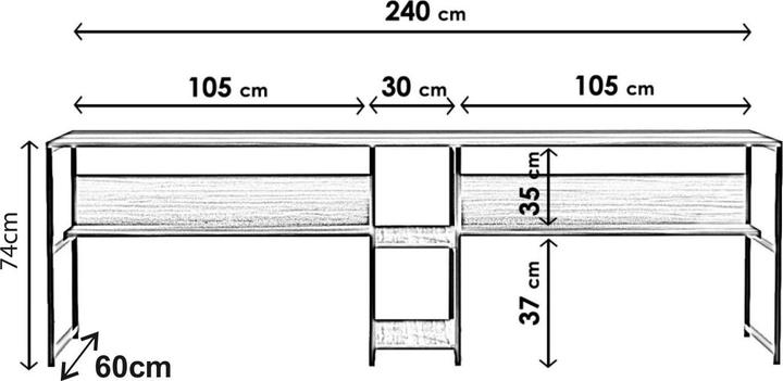 Actual product image Kalune Design Tiana (140 x 145 x 60 cm)