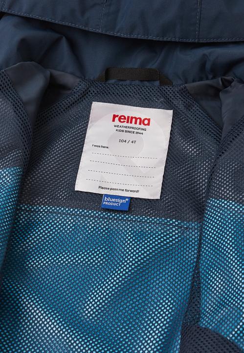 Actual product image Reima tec Kinder Regenjacke Tuulela Turquoise (122)