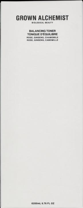 Image du produit Grown Alchemist GROWN Beauty - Tonique équilibrant : Rose, Ginseng & Chamomile (Chiffons de nettoyage, 200 ml)