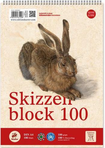 Produktbild Edition Dürer Skizzenblock A4 100BL weiss (A4)