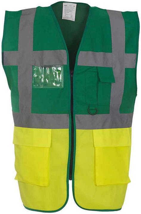Yellow, bottle-green