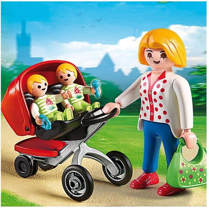 Produktbild Playmobil Zwillingskinderwagen (5573, Playmobil City Life)