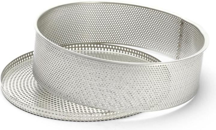 de Buyer Moule à Cake En Acier Inox Perforé Abn. Fond 24x6.5 (25.50 cm)