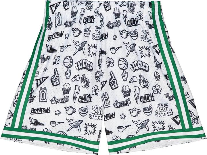 Produktbild Mitchell & Ness DOODLE Swingman Boston Celtics Shorts - XL (XL)