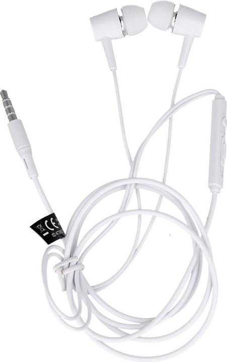 Actual product image Setty wired earphones white (Cable)