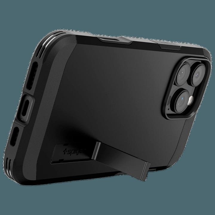 Actual product image Spigen Tough Armor "T" MAG iPhone 16 Pro Max 6.9" MagSafe czarny/black ACS08503 (Apple iPhone 16 Pro Max)