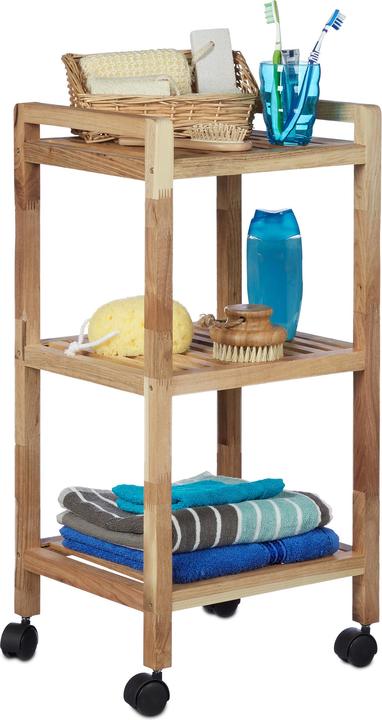 Productafbeelding Relaxdays Badkamerplank hout (35 x 31 x 71,5 cm)