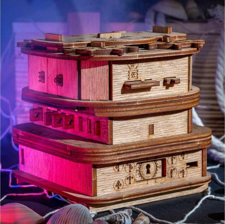 Immagine prodotto iDventure Cluebox - Armadietto di Davy Jones (Tedesco, Francese, Inglese)