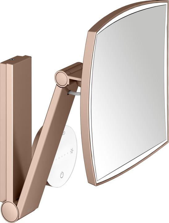 Brushed rose gold