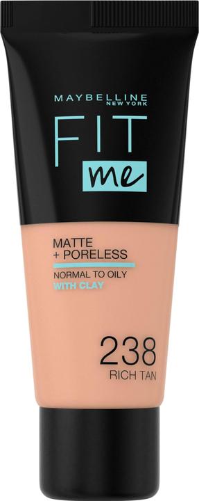 Image du produit Maybelline New York Fit me! Matte&Poreless (238 Rich Tan)